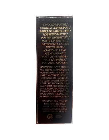 Lápiz Labial Ultra-Cremoso Tom Ford 16 Rojo Escarlata 3g