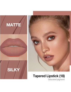 Labial Mate Gradiente evpct Marrón Nude + Lápiz Delineador 2