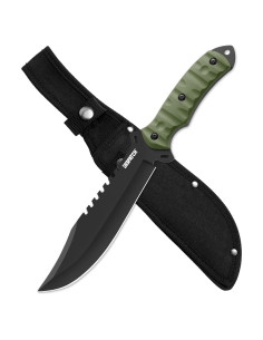 Cuchillo de Caza Dispatch 34.3 cm Hoja Fija Táctico con Funda