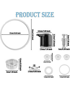 Juego de Repuestos E-TING para Instant Pot Duo 5-Qt y 6-Qt 2