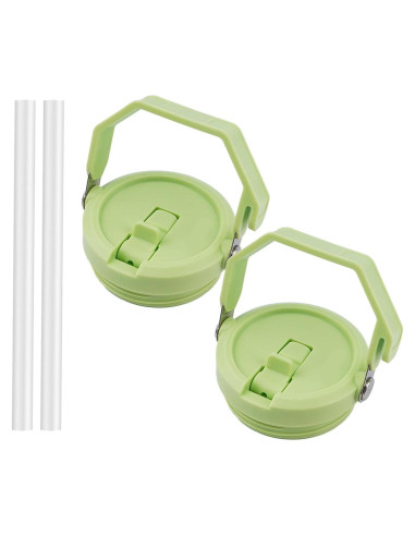 Paquete de 2 Tapas de Reemplazo Tazanma para Vaso 1.2L Verde Claro