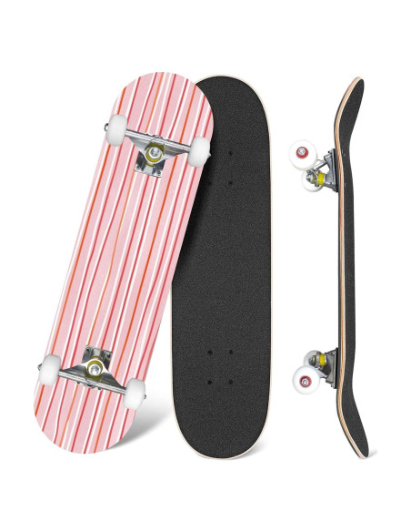 Patineta Completa UHMLTCRBOD 31" x 8" 7 Capas Arce Roja