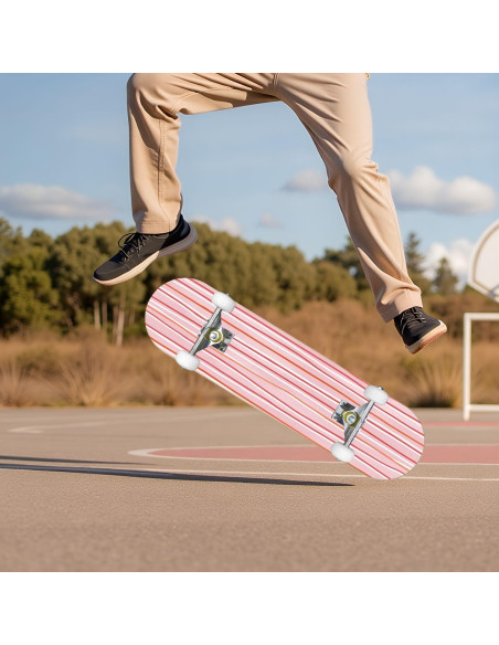 Patineta Completa UHMLTCRBOD 31" x 8" 7 Capas Arce Roja