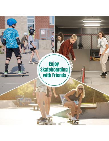 Patineta Completa UHMLTCRBOD 31" x 8" 7 Capas Arce Roja