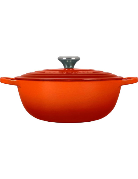 Olla de Hierro Fundido Le Creuset 7.5L Llama, Esmaltada