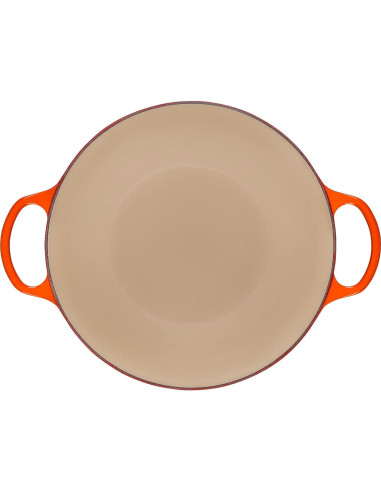 Olla de Hierro Fundido Le Creuset 7.5L Llama, Esmaltada