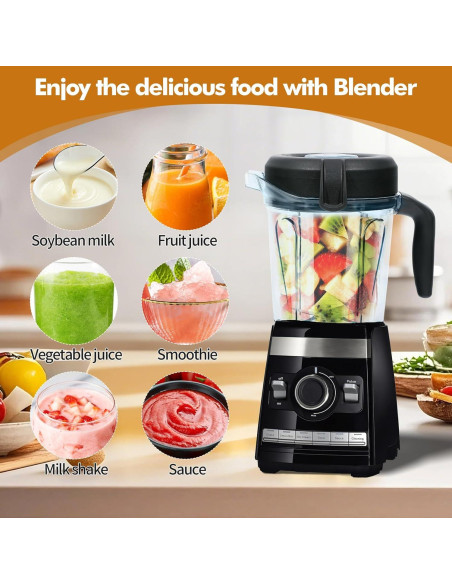 Jarra de Mezcla de 1.89L Deuovht para Vitamix 750, 5200, 5000