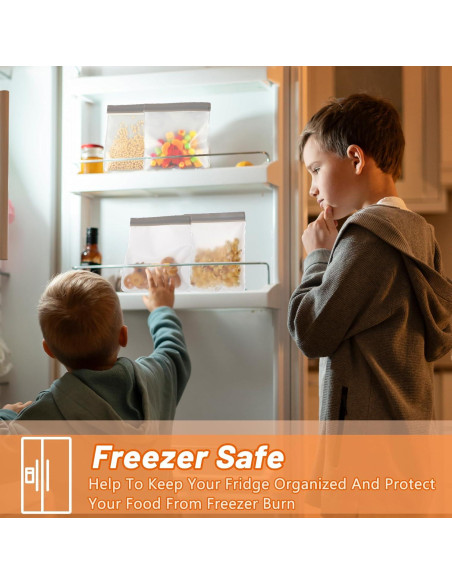 Bolsas Reutilizables Qianyu 10 Piezas a Prueba de Fugas