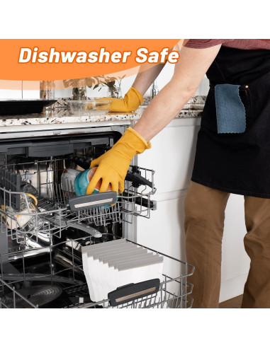 Bolsas Reutilizables Qianyu 10 Piezas a Prueba de Fugas