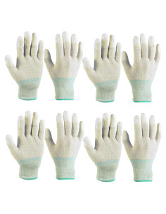 Guantes ESD Antiestáticos Geyoga - 4 Pares Medianos para PC