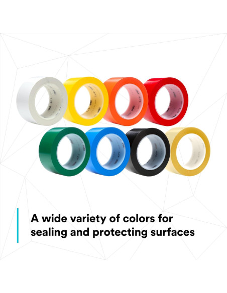 Cinta de Vinilo 3M 471 Azul 0.32 cm x 32.92 m para Industria