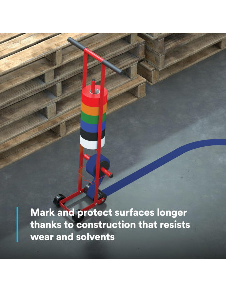 Cinta de Vinilo 3M 471 Azul 0.32 cm x 32.92 m para Industria