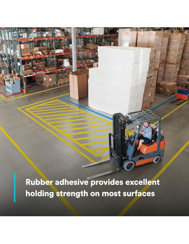 Cinta de Vinilo 3M 471 Azul 0.32 cm x 32.92 m para Industria