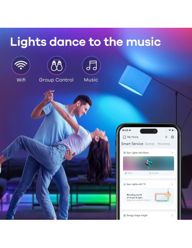 Bombillas Inteligentes Linkind Matter 6 Unidades + Enchufes 2 Unidades