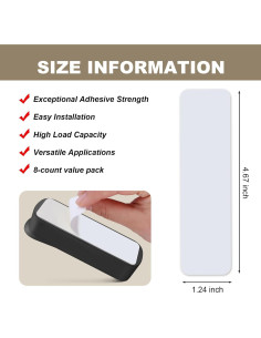 Tiras Adhesivas Doble Cara para Timbre Blink - 8 Unidades 2