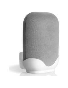 Soporte de Pared para Altavoz Google Nest Audio Ouligei - Blanco, Instalación Fácil y Gestión de Cables