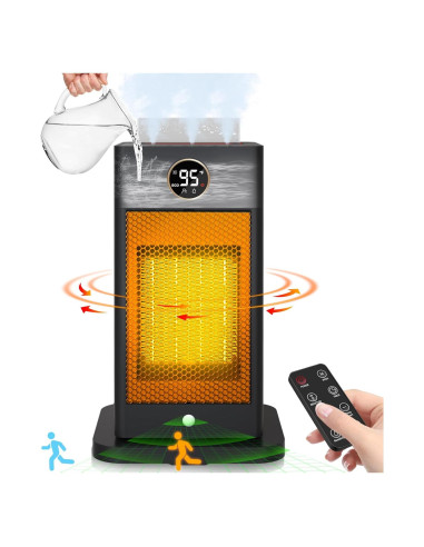 Calentador de Espacio Beautyfan 1500W con Humidificador y Llama 3D