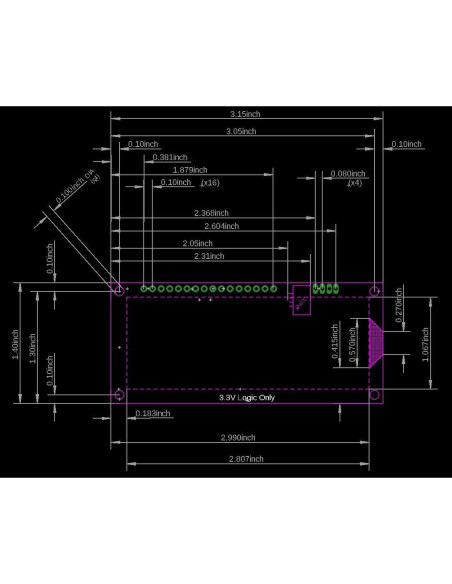 LCD 16x2 RGB SparkFun SerLCD, Pantalla Negra, 3.3V