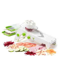 Mandolina Pro Cubing Starfrit - 4 Cuchillas Intercambiables, 10 Grosores