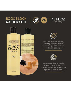 Aceite Misterioso John Boos 473 mL para Tablas de Cortar 2
