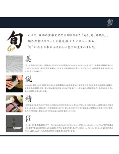 Cuchillo de tallar Shun Classic 20 cm VG-10 Damasco Pakkawood 2