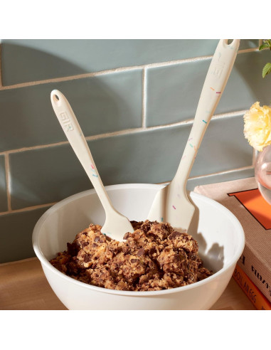 Espátula de Silicona GIR 28CM Menta - Utensilio de Cocina Antiadherente