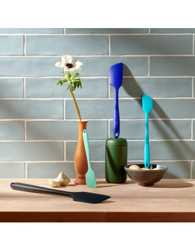 Espátula de Silicona GIR 28CM Menta - Utensilio de Cocina Antiadherente