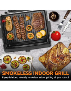 Parrilla Eléctrica Interior Amigo del Pan BF2-IG01 Sin Humo 2