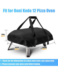 Cubierta Impermeable para Horno de Pizza Ooni Koda 12 Kovshuiwe 2