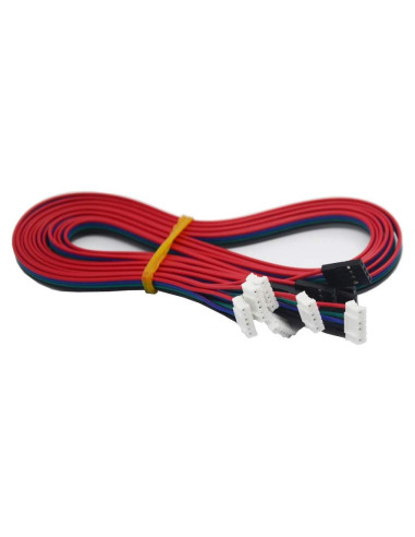 Cables Dupont 4pin a 6pin Iverntech 1M para Motor Nema 17