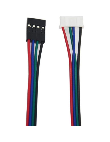 Cables Dupont 4pin a 6pin Iverntech 1M para Motor Nema 17