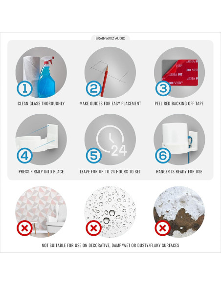 Soporte de pared adhesivo Brainwavz para enrutadores TP-Link Deco