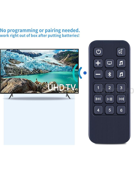 Control Remoto PZL para Bose Soundbar 500 900 - Sin Configuración Control Remoto PZL para Bose Soundbar 500 900 - Sin Configuración