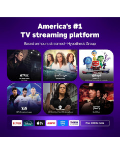 Roku Smart TV 2025 - 50" 4K HDR LED con Control Remoto de Voz 2