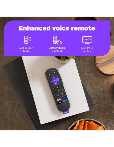 Roku Smart TV 2025 - 50" 4K HDR LED con Control Remoto de Voz