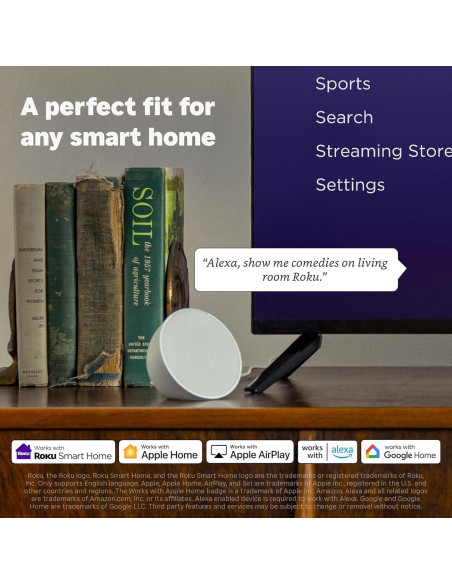 Roku Smart TV 2025 - 50" 4K HDR LED con Control Remoto de Voz