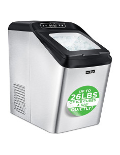 Máquina de Hielo Nugget NutriChef - 11.79 kg/día, Compacta