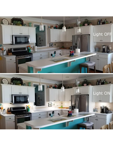 Kit de Iluminación LED Bajo Gabinete Litever 3 PCS 20W 1000 Lúmenes