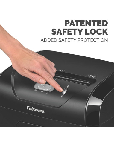 Trituradora de Papel Fellowes 14C10 Corte Cruzado 14 Hojas + Aceite 473 ml
