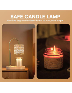 Lámpara Calentadora de Velas DIMFLEXE con Temporizador y Altura Ajustable 2