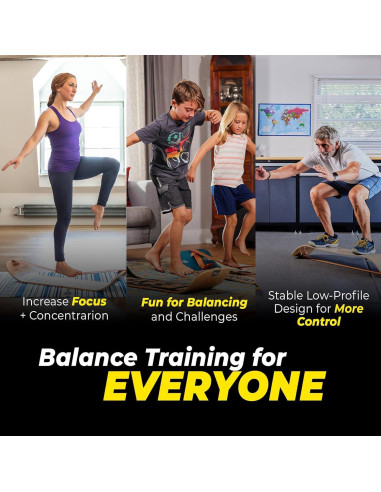 GIBBON SlackBoard Tabla de Equilibrio Madera Arce Unicornio