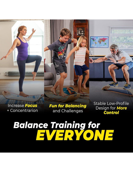 GIBBON SlackBoard Tabla de Equilibrio Madera Arce Unicornio