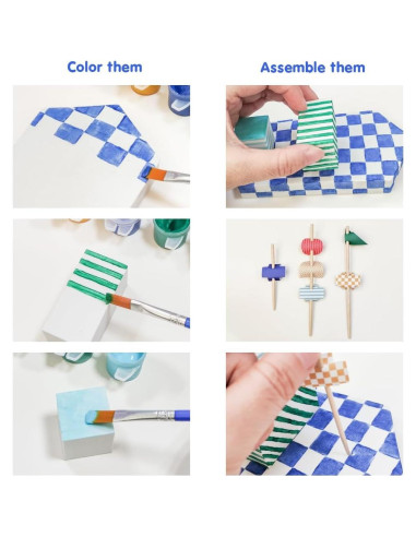 Kit de Bote 3D WECHARM HOME para Pintar y Construir - 12 Piezas