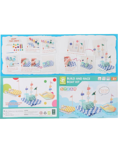 Kit de Bote 3D WECHARM HOME para Pintar y Construir - 12 Piezas