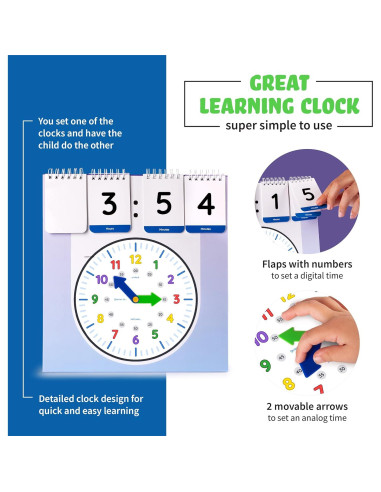 Reloj de Aprendizaje Spark Innovations Digital y Analógico