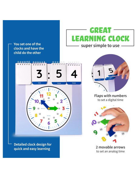 Reloj de Aprendizaje Spark Innovations Digital y Analógico