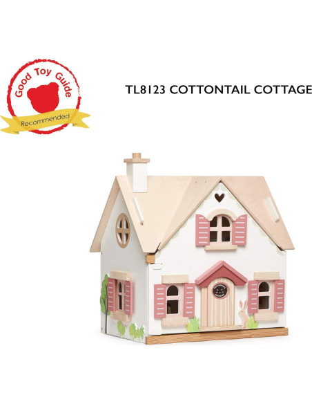 Cabaña Cottontail Tender Leaf Toys - Casa de Muñecas de Madera 47.4 cm