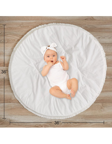 Alfombra de Juego Boho Sweet Jojo Designs Beige 91 cm Algodón