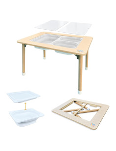 Mesa de Actividades Sensoriales 7 Días de Juego Plegable 50 cm