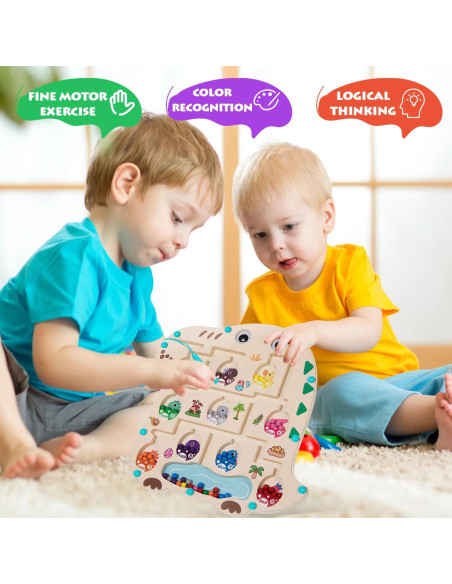 Rompecabezas Magnético Dinosaurio Cicont 30x29 cm para Niños